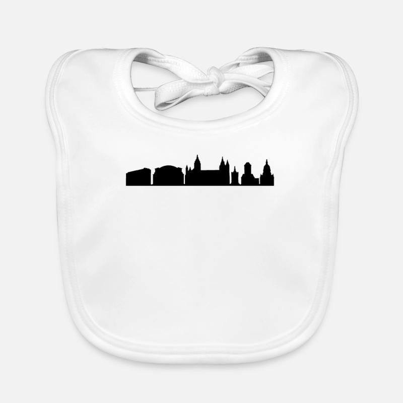 Skyline de Mayence Bavoir bio Bébé