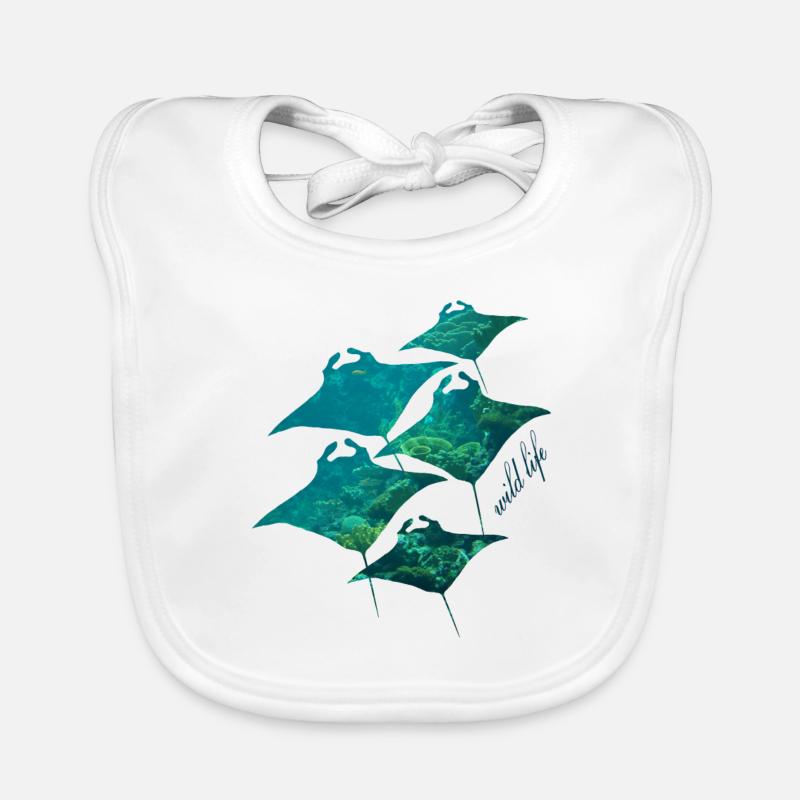 Ray Wildlife Bavoir bio Bébé