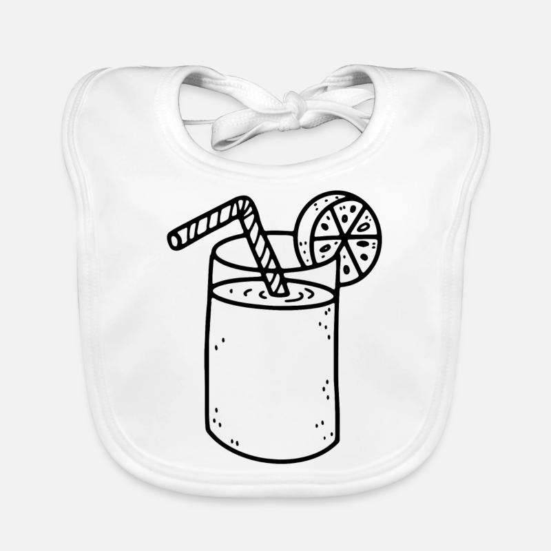 Glas Limonade Baby Bio-Lätzchen