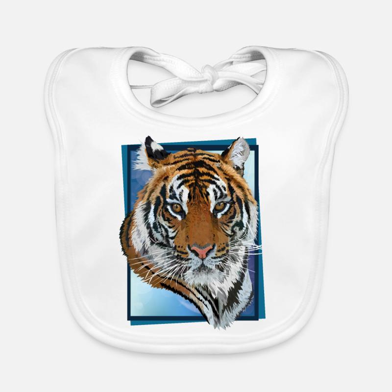 bengalischer Tiger Baby Bio-Lätzchen