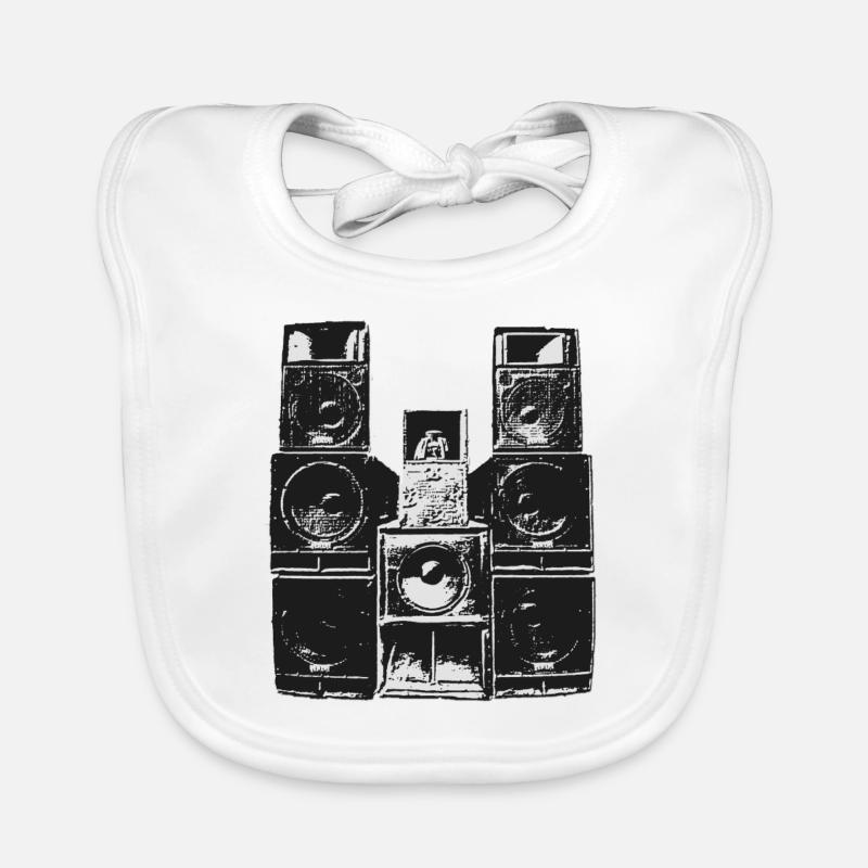 Soundsystem Bavoir bio Bébé