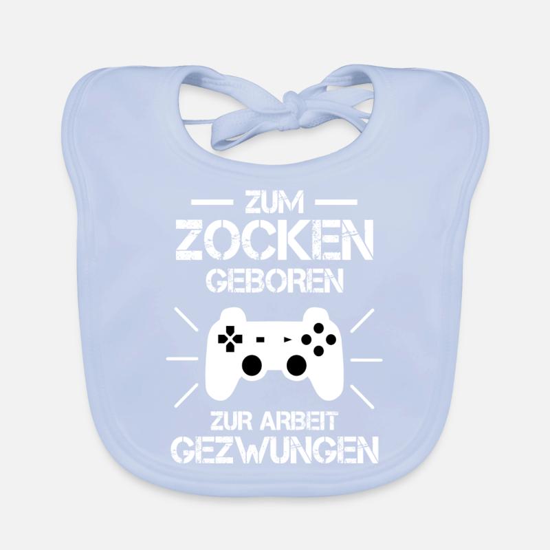 Forced to gamble to work Organic Baby Bibs