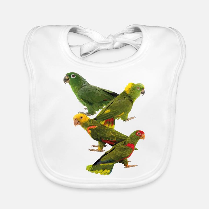 Parrots Organic Baby Bibs