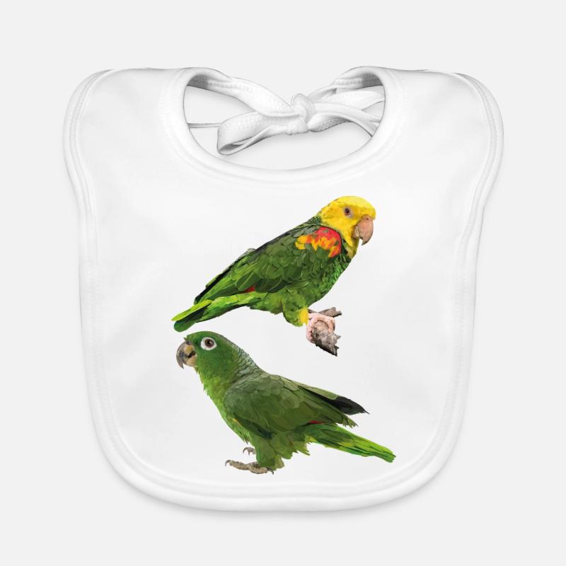 Parrots Organic Baby Bibs