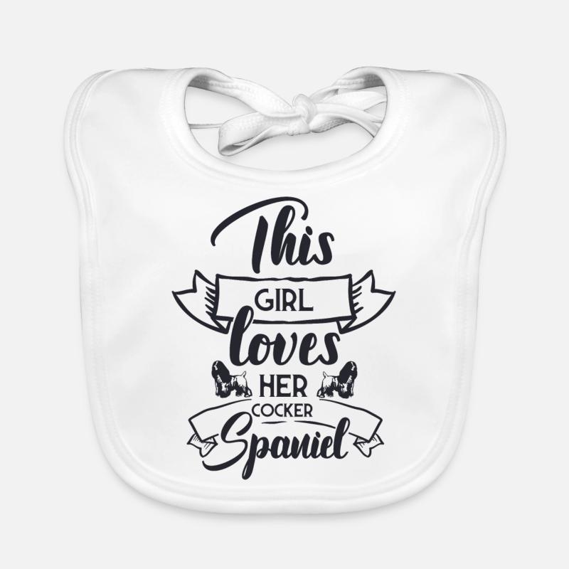 Épagneul cocker Bavoir bio Bébé