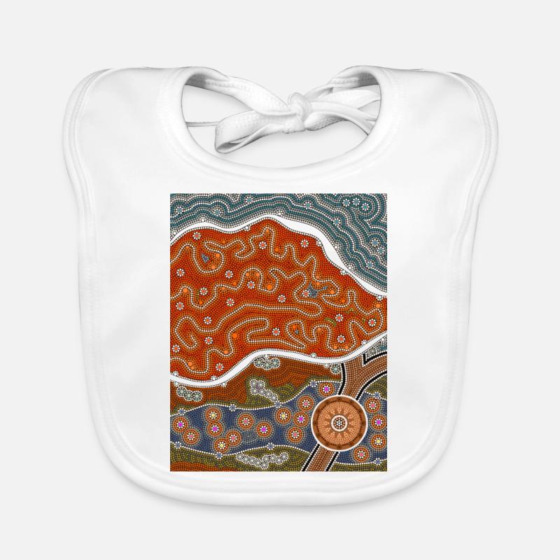 Salt flats Organic Baby Bibs