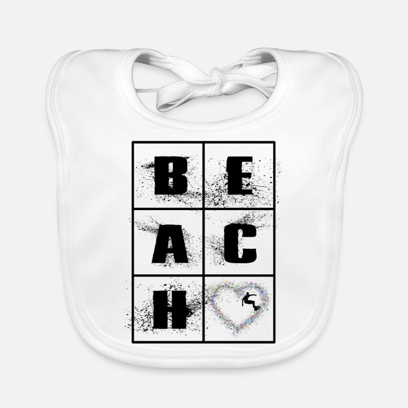 Summer design for those who love summer Organic Baby Bibs