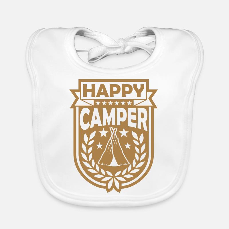 Logo de l’excursion Happy Camper Bavoir bio Bébé