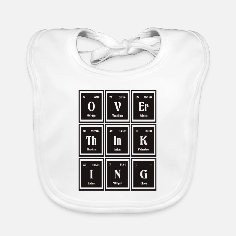 Überdenken | Periodensystem der Elemente Baby Bio-Lätzchen