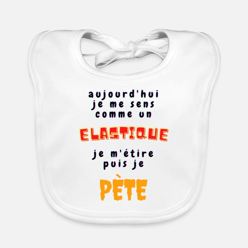 Elastique Bavoir bio Bébé