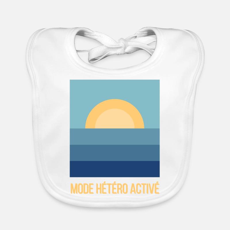 Mode Hétéro Activé Sunset Bavoir bio Bébé