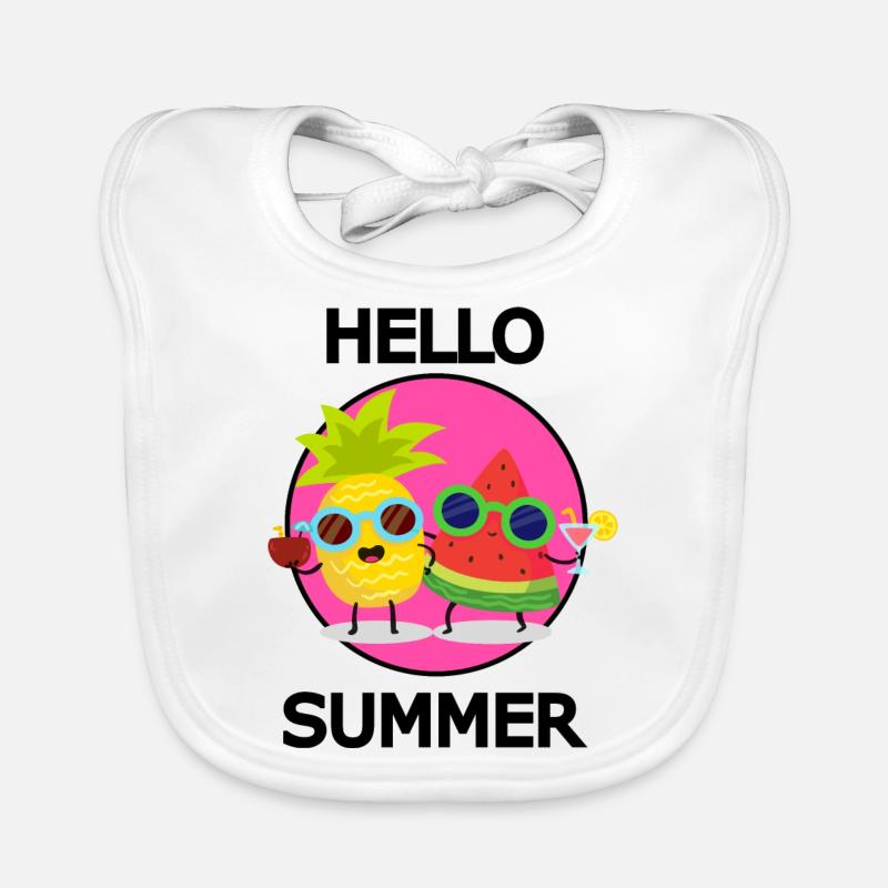 Hello Summer Baby Bio-Lätzchen