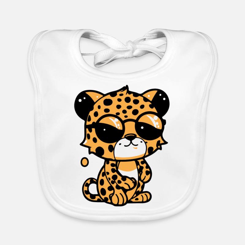 Zoolto der Leopard Baby Bio-Lätzchen