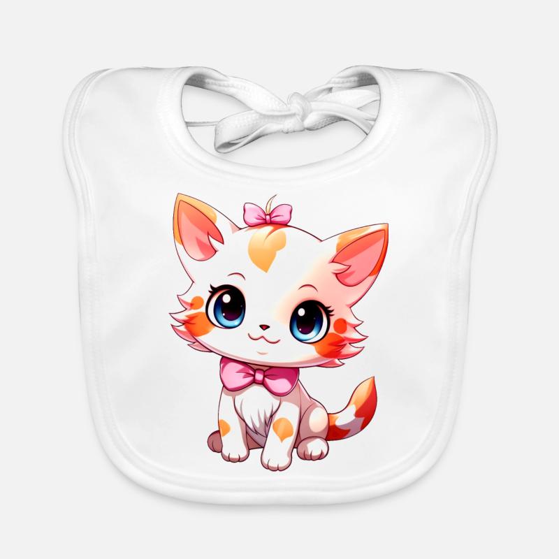 Kitten Organic Baby Bibs