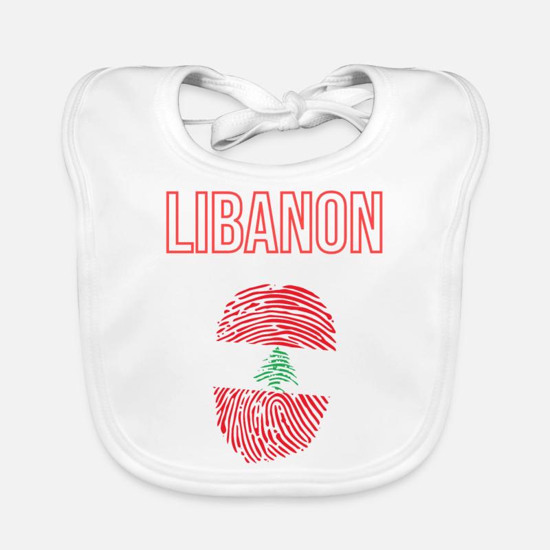 Liban Empreinte digitale Bavoir bio Bébé