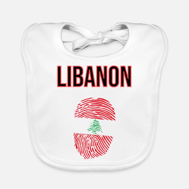 Liban Empreinte digitale Bavoir bio Bébé