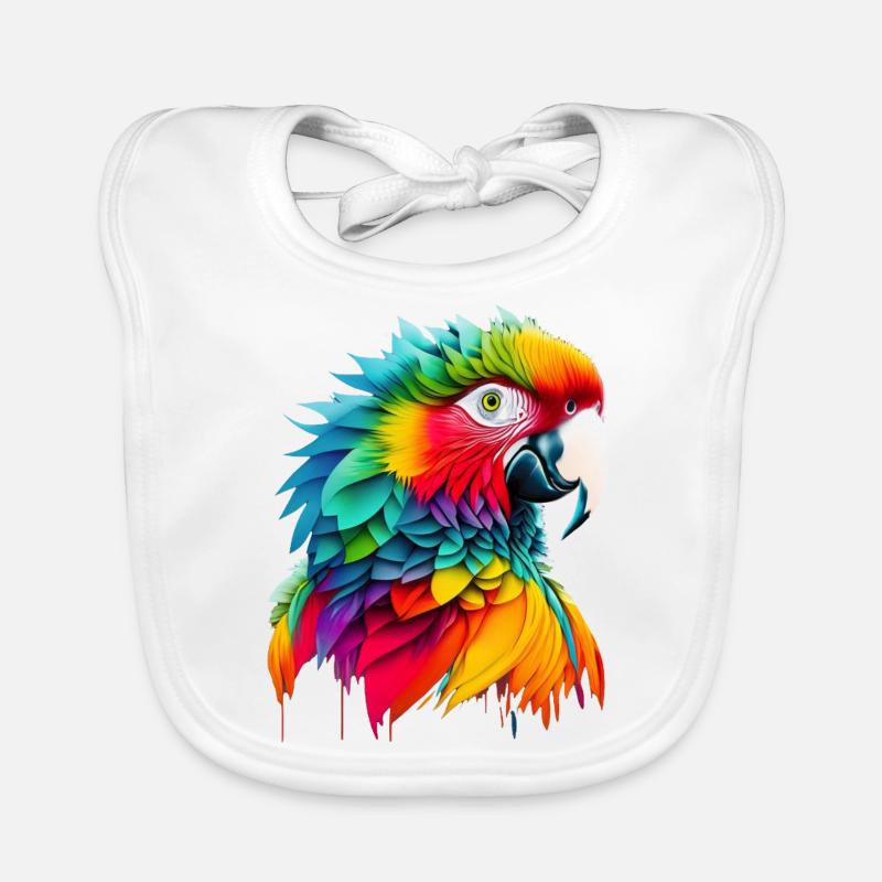 Perroquet Bavoir bio Bébé
