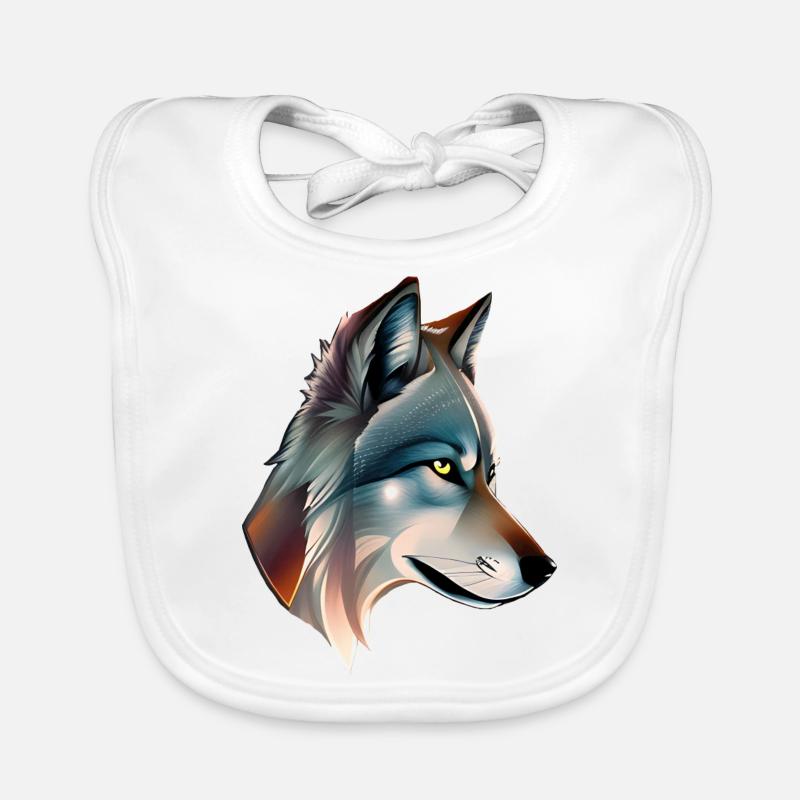 wolf Organic Baby Bibs
