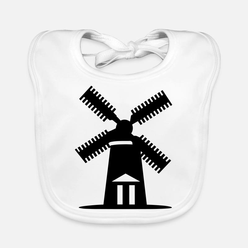 moulin a vent Bavoir bio Bébé