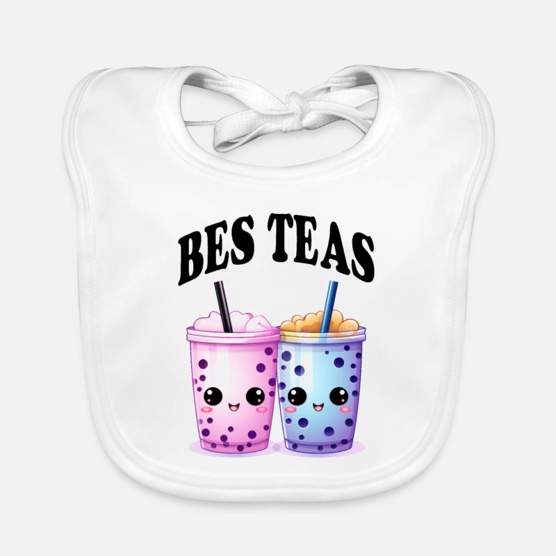Bes Teas Bubble Tea Boba Tea Bavoir bio Bébé