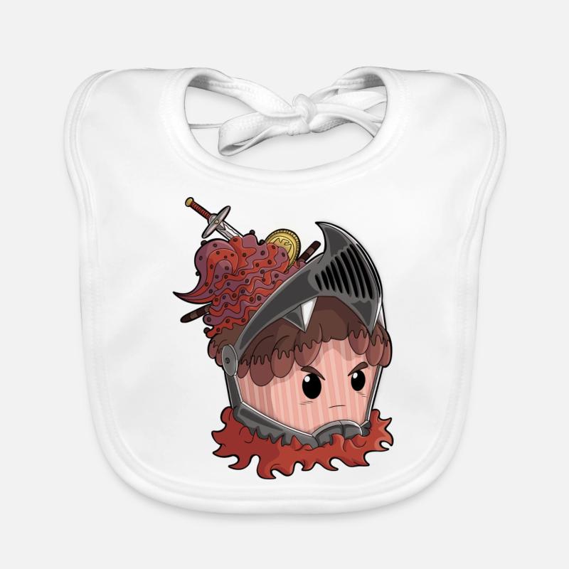 Knight Cupcake Baby Bio-Lätzchen