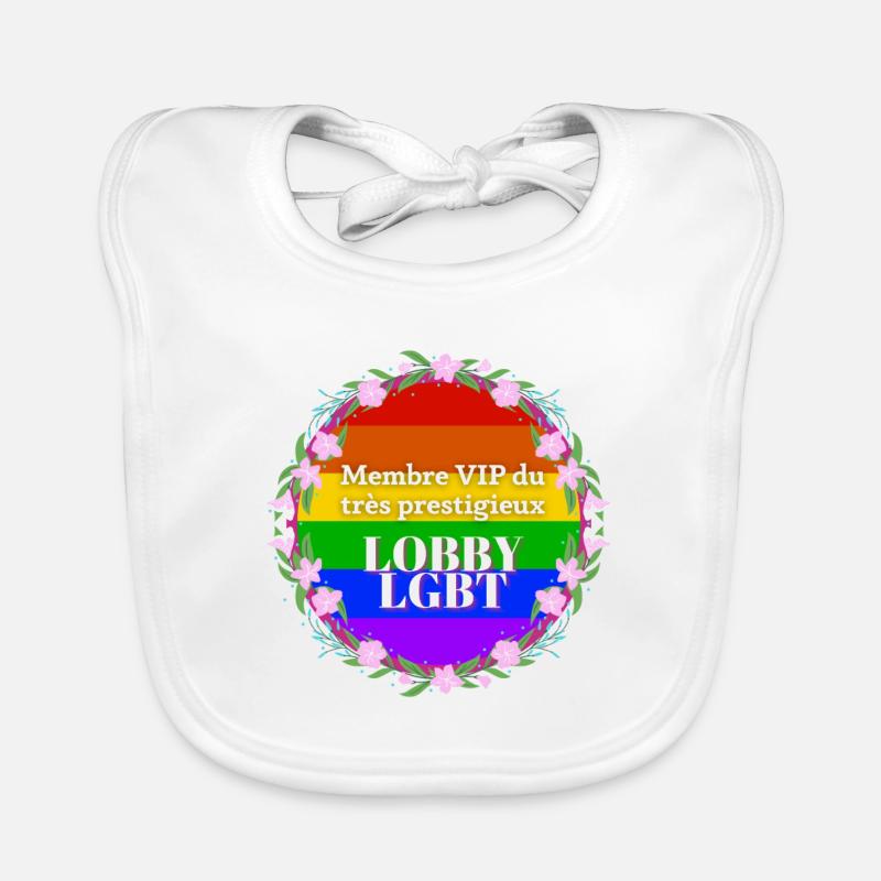 Lobby LGBT Bavoir bio Bébé