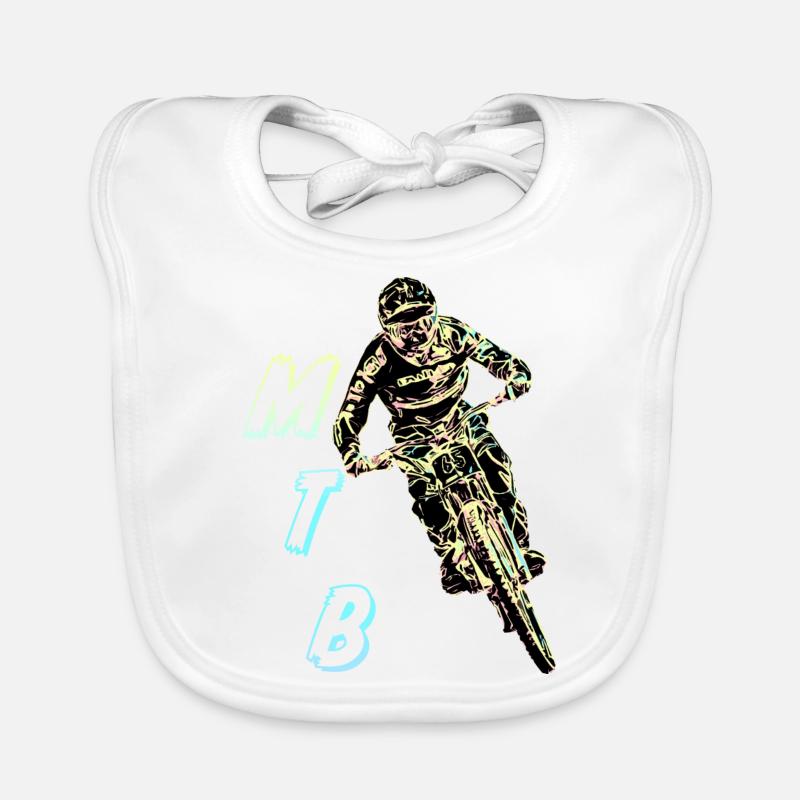 MTB downhill Organic Baby Bibs