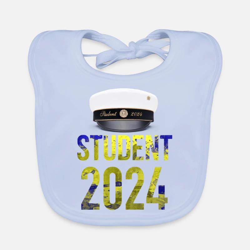 Abschlussfeier 2024 Abiturfeier Baby Bio-Lätzchen