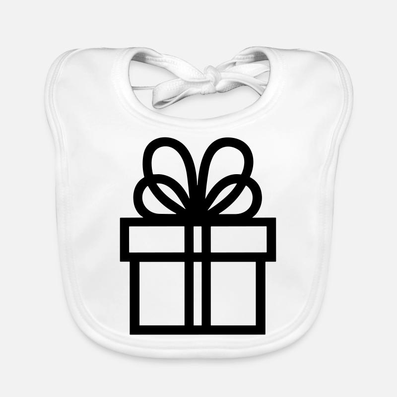 Boite icon de cadeau Bavoir bio Bébé
