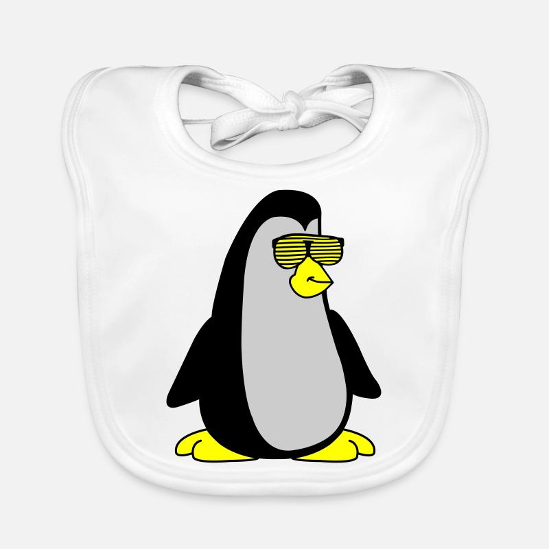 Pingouin cool 002 Bavoir bio Bébé