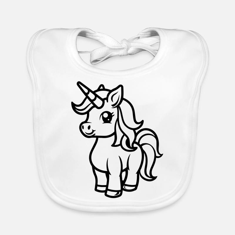 einhorn Baby Bio-Lätzchen