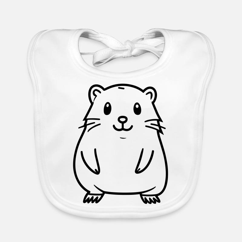 Murmeltier Baby Bio-Lätzchen