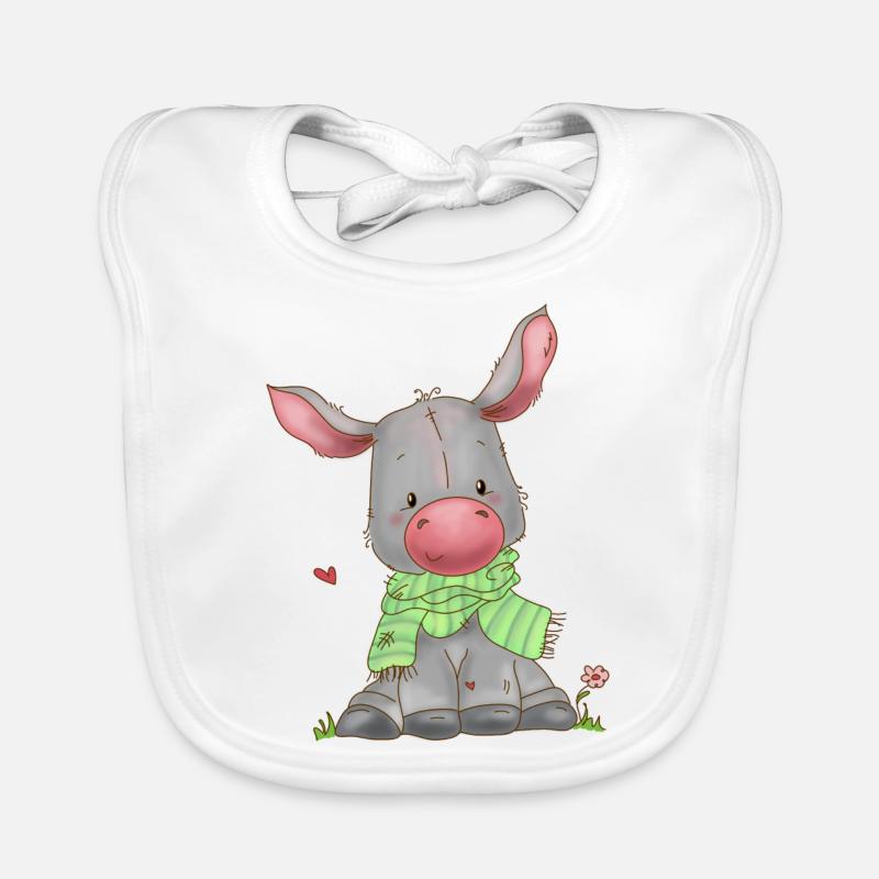 Eselchen Baby Bio-Lätzchen