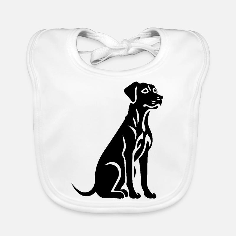Dalmatiner Hund Baby Bio-Lätzchen