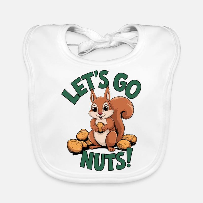 Let's Go Nuts! Organic Baby Bibs