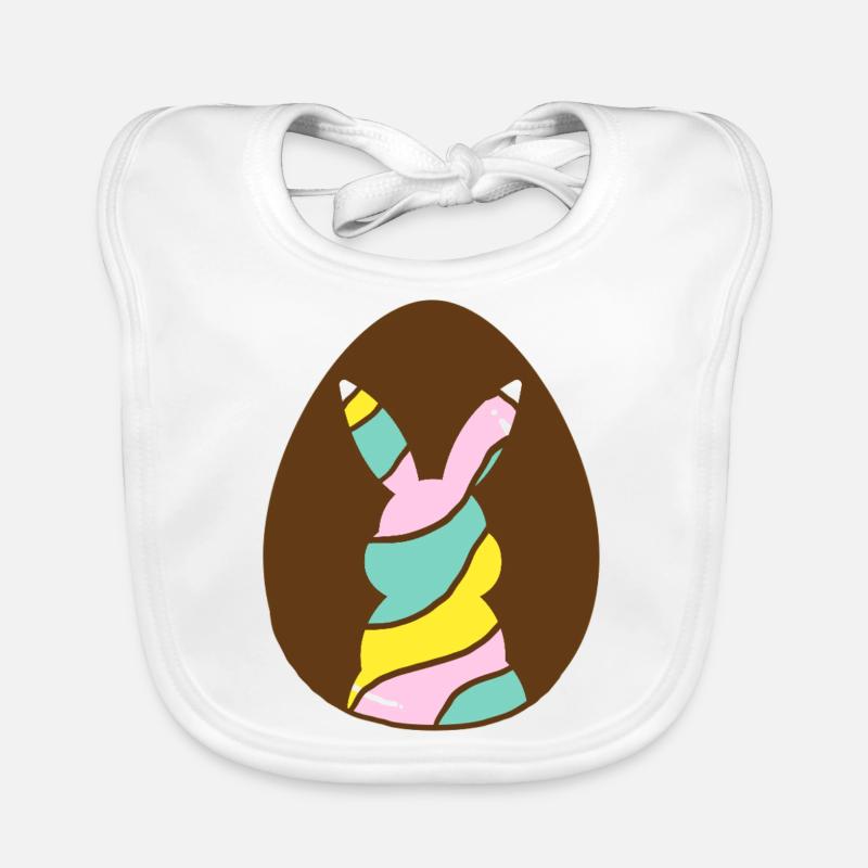 rabbit in egg Baby Bio-Lätzchen