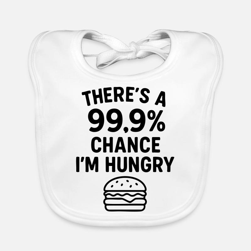 essen witz hungrig Baby Bio-Lätzchen