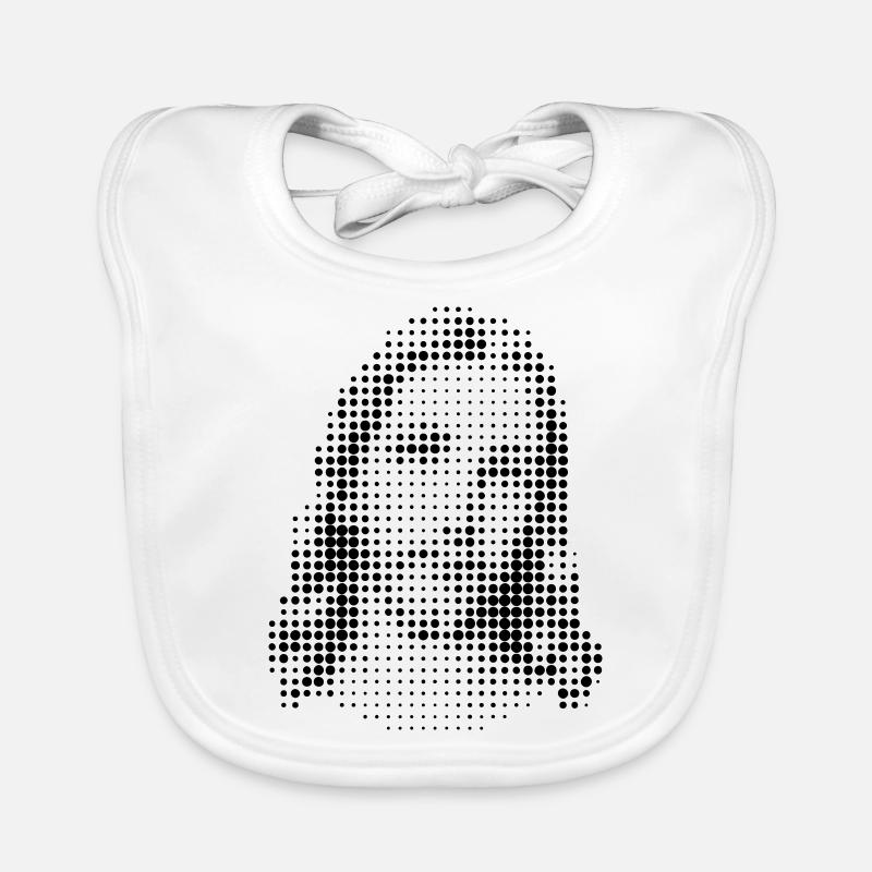 jesus - Baby Bio-Lätzchen - Weiß