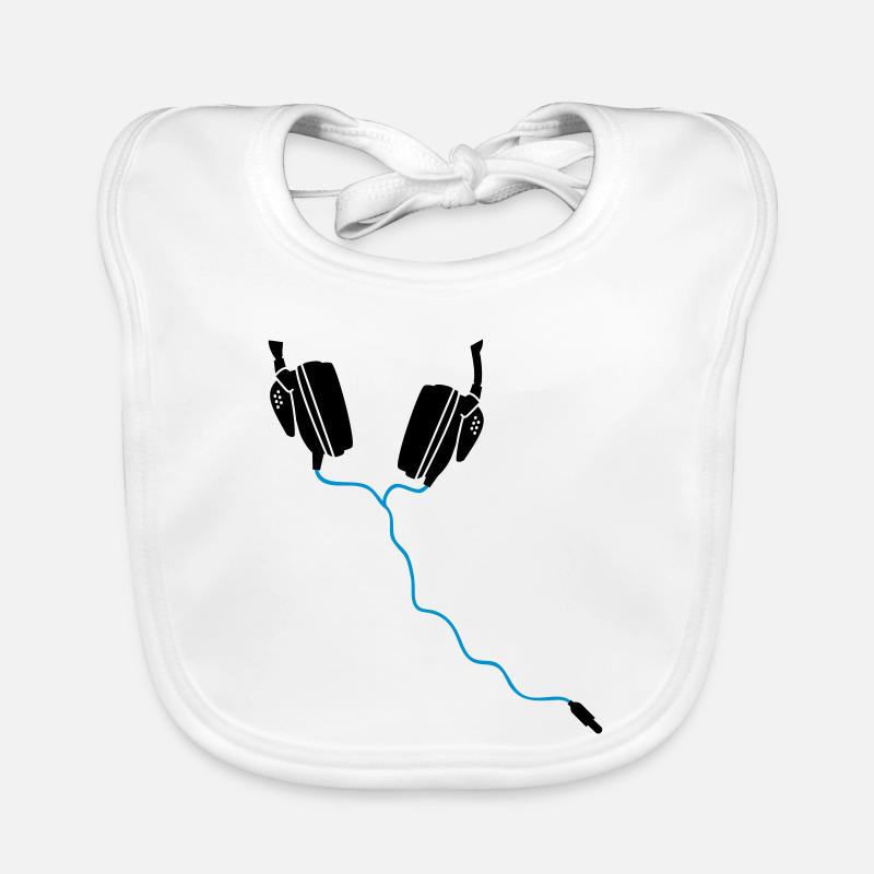Casque DJ Bavoir bio Bébé
