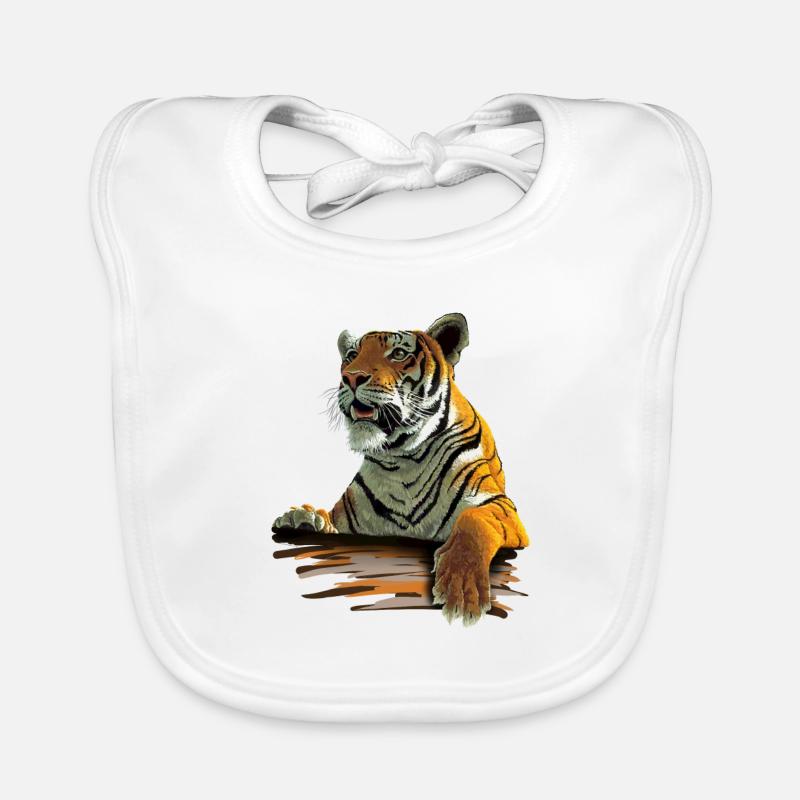 Tiger Bavoir bio Bébé