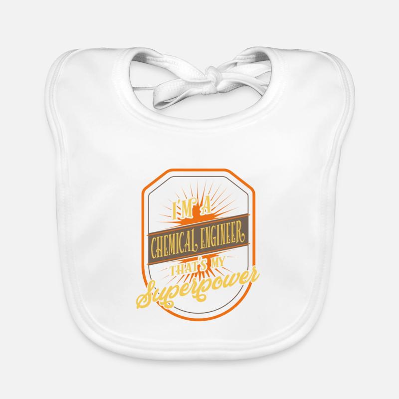 Chemical Engineer Chemical Engineering Organic Baby Bibs