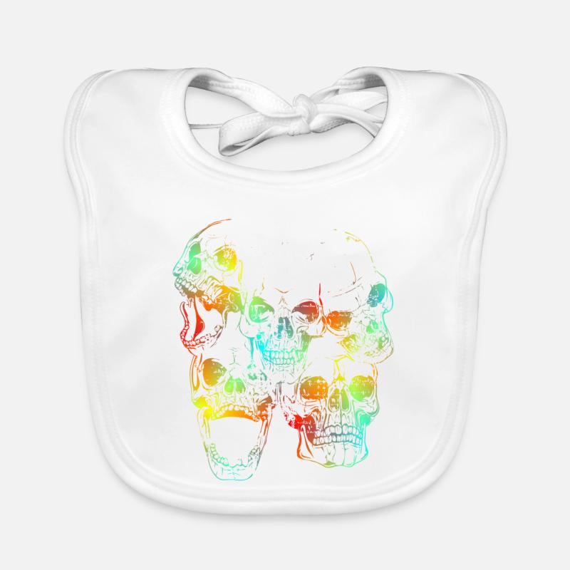Skulls Baby Bio-Lätzchen