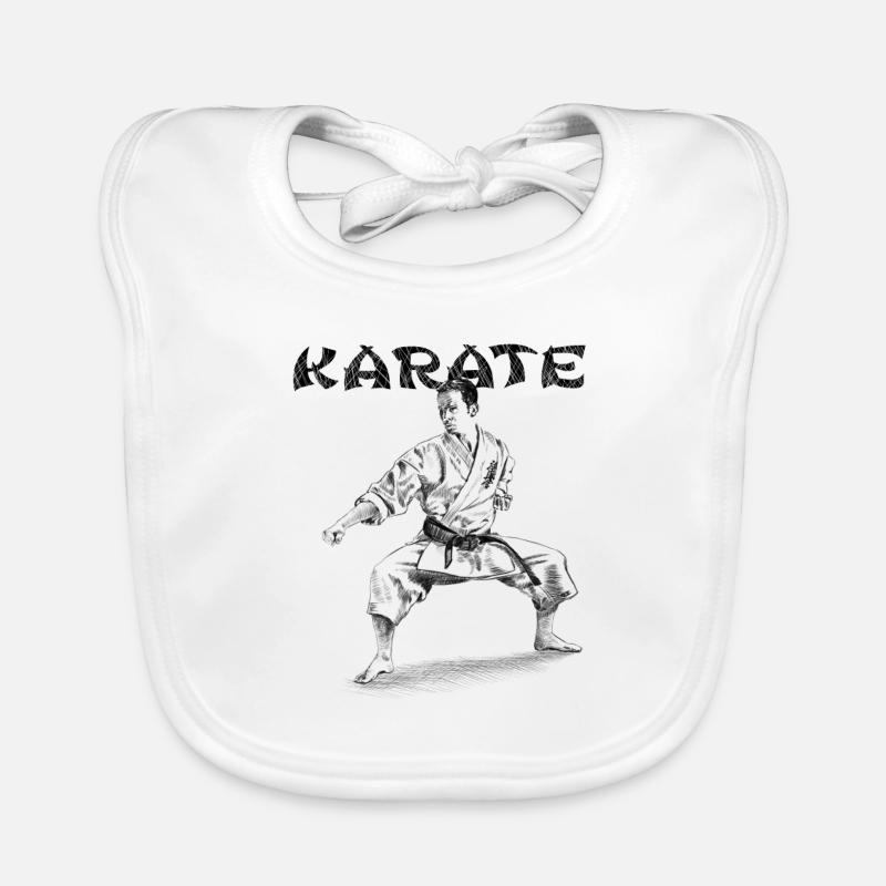 karate Bavoir bio Bébé