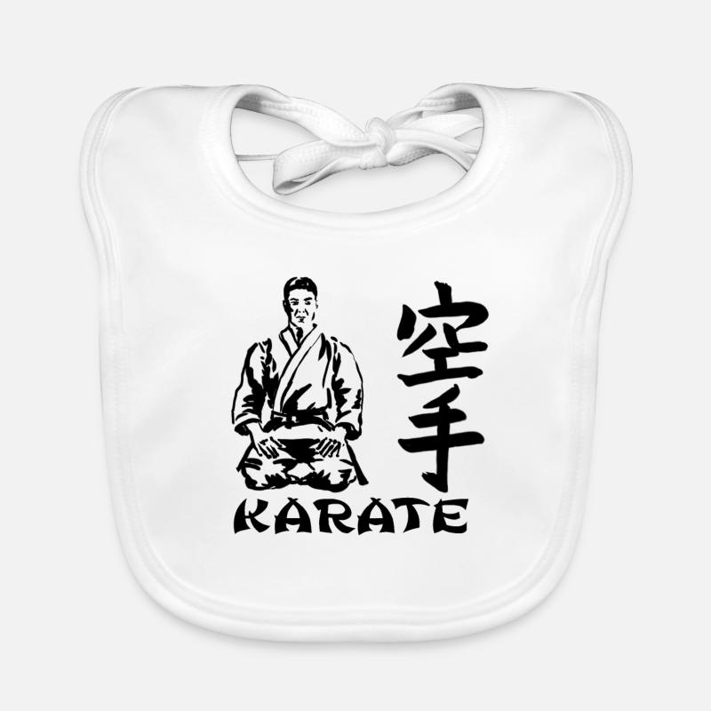 karate Bavoir bio Bébé
