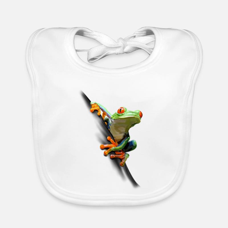 Grenouille Bavoir bio Bébé