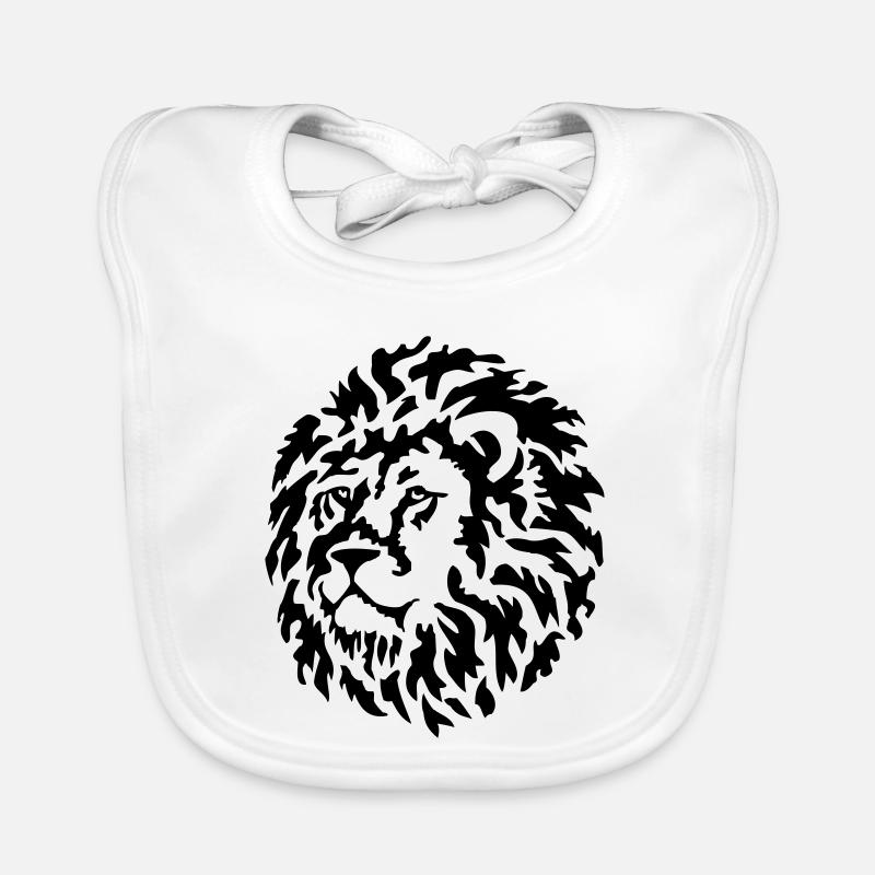 löwe raubkatze Baby Bio-Lätzchen