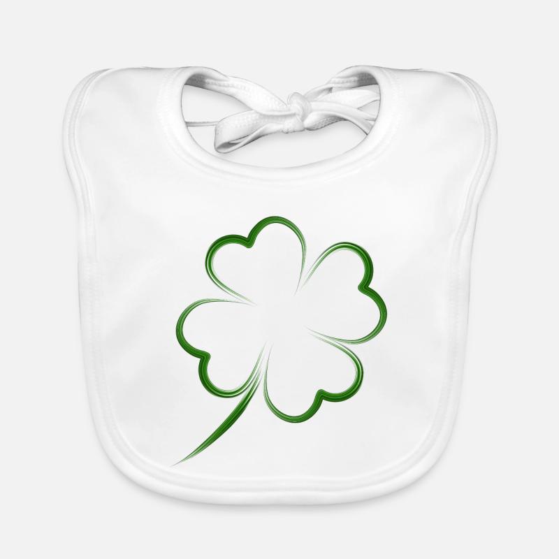 trèfle Bavoir bio Bébé