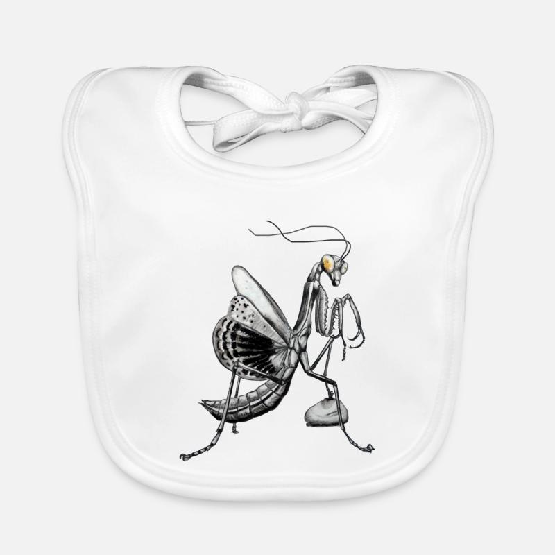 Praying mantis Organic Baby Bibs