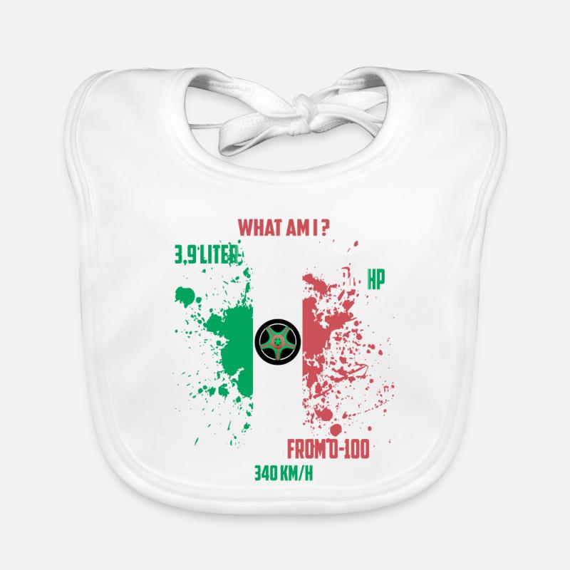 racing driver Organic Baby Bibs