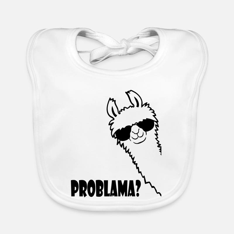 Lama Problama Frage Baby Bio-Lätzchen